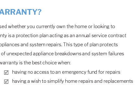 home warranty koochiching